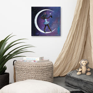 To The Moon Canvas
