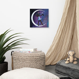 To The Moon Canvas